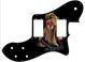 Pin Up Girl Sugar Skull Black - Vintera '70s Tele Deluxe