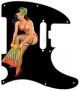 Pin Up Girl Tikki Skirt Black - American Elite Tele