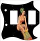 Pin Up Girl Tikki Skirt BK