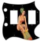Pin Up Girl Tikki Skirt BK