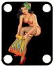 Pin Up Girl Tikki Skirt BK