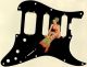Pin Up Girl Tikki Skirt Black - HSS Shawbucker Elite Strat