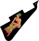 Pin Up Girl Tikki Skirt BK