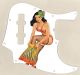 Pin Up Girl Tikki Skirt WH