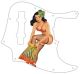 Pin Up Girl Tikki Skirt WH