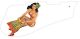 Pin Up Girl Tikki Skirt WH