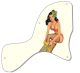 Pin Up Girl Tikki Skirt WH