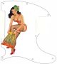 Pin Up Girl Tikki Skirt WH - Avril Lavigne Tele