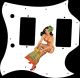 Pin Up Girl Tikki Skirt WH