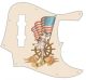 Pin Up Girl USA Patriot