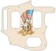 Pin Up Girl USA Patriot