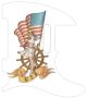Pin Up Girl USA Patriot WH