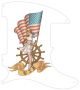 Pin Up Girl USA Patriot WH