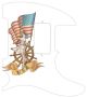 Pin Up Girl USA Patriot WH