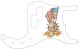 Pin Up Girl USA Patriot WH