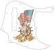 Pin Up Girl USA Patriot WH