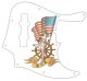 Pin Up Girl USA Patriot WH