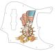 Pin Up Girl USA Patriot WH