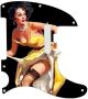 Pin Up Girl Look Back Black - American Elite Tele