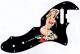 Pin Up Girl Red Knealing BK