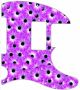 Pink Flower Dots - 8 Hole H Tele