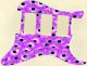 Pink Flower Dots - HHH 11 Hole Strat