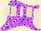 Pink Flower Dots - HSH 11 Hole Strat