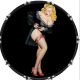 Pin Up Girl Black Negligee