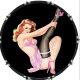 Pin Up Girl Pink Dress