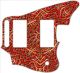 Red Embossed - Jaguar Blacktop