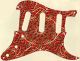 Red Embossed - SSS 8 Hole Strat