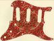 Red Embossed - SSS Hendrix Voodoo Strat