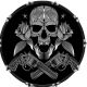 Skull And Crossed Guns