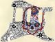 Skull Art 1 - HSS Shawbucker Elite Strat