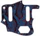 Snake Skin Blue