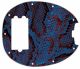 Snake Skin Blue