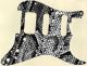 Snake Skin Black & White - HSS Shawbucker Elite Strat