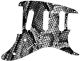 Snake Skin Black & White