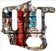 Stained Glass Depiction - '62 ReIssue Jaguar