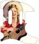 Strummin Cowgirl Aged White