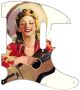 Strummin Cowgirl Aged White - American Elite Tele