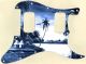Tiki Huts Blue