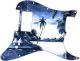 Tiki Huts Blue