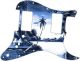 Tiki Huts Blue