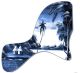 Tiki Huts Blue