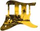 Tiki Huts Burnt Yellow
