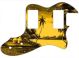 Tiki Huts Burnt Yellow - Vintera '70s Tele Thinline