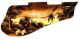 Tiki Huts Sunset