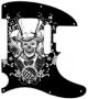 Top Hat Skull - American Elite Tele