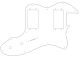 White/Black/White - Vintera '70s Tele Thinline